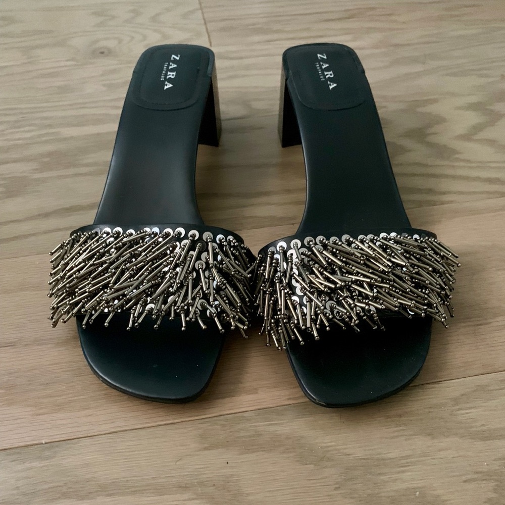 Zara Embellished Sandals